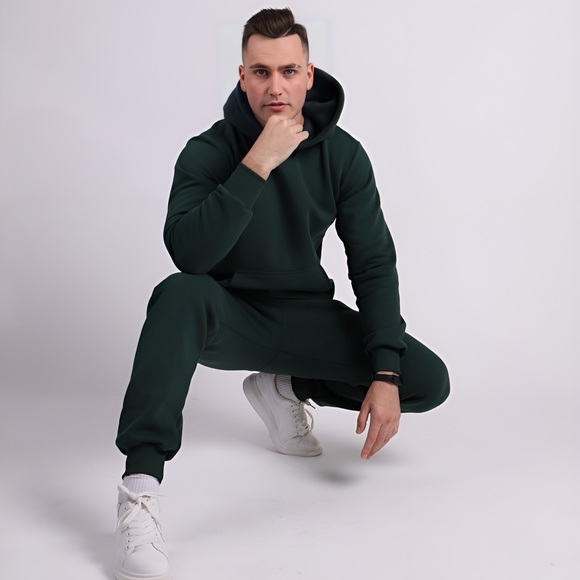 NEW Hoodie & Joggers winter set ❄️ Fleece model. 90% premium Turkish cotton. - Picture 1 of 5